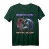Herz des Wolfs Seele eines Drachen T-Shirt – Romantisches Geschenk für Männer zu Geburtstag, Vatertag, Muttertag & besonderen Anlässen