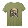 Katze spielt schwere Gitarre Musiker Katzenliebhaber T-Shirt – Perfekt für Rockfans, Tierfreunde & Familiengeschenke zu Feiertagen
