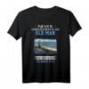 HapDeer Veteranen Tag Geschenk T-Shirt für Seemänner, Patriotisches Vatertag & Gedenktag Geschenkidee