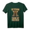 Herren Veteran Geschenk mit Armee-Stiefeln - Bundeswehr Kameraden T-Shirt für Gedenken und patriotische Anlässe