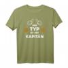 Der Typ Ist der Kapitän Bootsführer T-Shirt - Originelles Geschenk für Bootsfahrer, Yachtbesitzer & Segler zum Geburtstag oder Weihnachten
