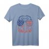 Patriotisches Adler T-Shirt mit US-Flagge - Perfekt für 4. Juli, Unabhängigkeitstag & Nationalstolz