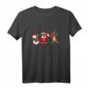 Dabbing Weihnachtsmann, Schneemann & Rentier T-Shirt - Lustiges Weihnachtskostüm für Kinder und Jugendliche zum Fest