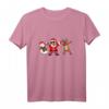 Dabbing Weihnachtsmann, Schneemann & Rentier T-Shirt - Lustiges Weihnachtskostüm für Kinder und Jugendliche zum Fest