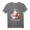 Frohe Weihnachten Einhorn Hirsch T-Shirt - Festliches Design für Tierliebhaber und Weihnachtsfeiern 2021