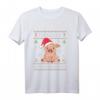 Frohe Schweinachten Weihnachts-Ugly Christmas Langarmshirt für Schweineliebhaber, Landwirte und Tierfreunde