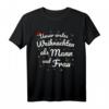 Erstes Weihnachten Geschenk für Frisch Verheiratetes Ehepaar - Persönliches T-Shirt für das erste gemeinsame Weihnachtsfest