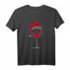 Wine Christmas Wein Weihnachten Geschenk Damen T-Shirt - Festliches Weinmotiv für Frauen als Weihnachtsgeschenkidee