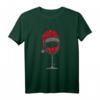Wine Christmas Wein Weihnachten Geschenk Damen T-Shirt - Festliches Weinmotiv für Frauen als Weihnachtsgeschenkidee