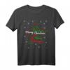 Frohe Weihnachten Merry Christmas Wordart T-Shirt – Perfektes festliches Design für Familie, Freunde & BFFs als Weihnachtsgeschenk