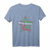 Frohe Weihnachten Merry Christmas Wordart T-Shirt – Perfektes festliches Design für Familie, Freunde & BFFs als Weihnachtsgeschenk