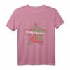 Frohe Weihnachten Merry Christmas Wordart T-Shirt – Perfektes festliches Design für Familie, Freunde & BFFs als Weihnachtsgeschenk