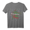 Frohe Weihnachten Merry Christmas Wordart T-Shirt – Perfektes festliches Design für Familie, Freunde & BFFs als Weihnachtsgeschenk
