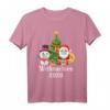 Weihnachtsmann mit Maske & Schneemann Weihnachten 2020 T-Shirt – Lustiges Festtagsoutfit & Geschenkidee für Weihnachten