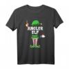 Angler Elf Partnerlook Bier Saufen Weihnachten Familien T-Shirt – Lustiges Weihnachtsgeschenk für Biertrinker & Partnerlook für Familie & Freunde