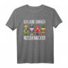 Ich Liebe Nussknacker - Lustiges Weihnachts-T-Shirt für Kinder, Herren & Damen für die nächste Weihnachtsfeier