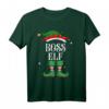 Boss Elf Weihnachts T-Shirt für Familie - Lustiges Elf Outfit für Damen, Herren, Kinder & Freunde als perfektes Weihnachtsgeschenk