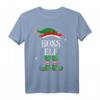 Boss Elf Weihnachts T-Shirt für Familie - Lustiges Elf Outfit für Damen, Herren, Kinder & Freunde als perfektes Weihnachtsgeschenk