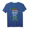 Boss Elf Weihnachts T-Shirt für Familie - Lustiges Elf Outfit für Damen, Herren, Kinder & Freunde als perfektes Weihnachtsgeschenk