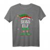 Boss Elf Weihnachts T-Shirt für Familie - Lustiges Elf Outfit für Damen, Herren, Kinder & Freunde als perfektes Weihnachtsgeschenk