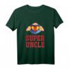 Herren Super Uncle Superhelden Comic Cartoon T-Shirt – Lustiges Geschenk für den besten Onkel zu Geburtstag, Weihnachten & Jubiläum
