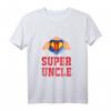 Herren Super Uncle Superhelden Comic Cartoon T-Shirt – Lustiges Geschenk für den besten Onkel zu Geburtstag, Weihnachten & Jubiläum