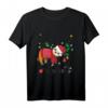 Faultier mit Weihnachtspullover - Lustiges Faultier Spruch T-Shirt für entspannte Feiertage & Weihnachtsgeschenk