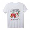 Faultier mit Weihnachtspullover - Lustiges Faultier Spruch T-Shirt für entspannte Feiertage & Weihnachtsgeschenk