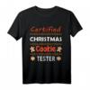 Certified Christmas Cookie Tester Lebkuchen Weihnachten T-Shirt - Perfekt für Familien und Backliebhaber in der Weihnachtszeit