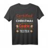 Certified Christmas Cookie Tester Lebkuchen Weihnachten T-Shirt - Perfekt für Familien und Backliebhaber in der Weihnachtszeit