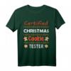 Certified Christmas Cookie Tester Lebkuchen Weihnachten T-Shirt - Perfekt für Familien und Backliebhaber in der Weihnachtszeit