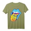 Drop Acid Not Bombs T-Shirt - Trippy LSD Zunge Design für Psychedelic Fans, Hippie & Drogenliebhaber, ideales Geschenk