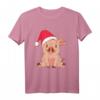 Lustiges Schwein Weihnachten Ferkel Bauernhof T-Shirt – Süßes Weihnachtsmotiv für Kinder, Damen und Herren, perfektes Geschenk für Weihnachten & Nikolaus