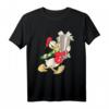 HapDeer Vintage Donald Duck T-Shirt mit Holiday Present - Offizielles Disney Merchandise für Männer, Frauen, Jungen und Mädchen