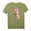Lustiges Schweine Schweinchen Kinder Mädchen T-Shirt - Perfekt für Schweinezüchter, Landwirte & Schweine Liebhaber als Geschenk