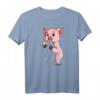 Lustiges Schweine Schweinchen Kinder Mädchen T-Shirt - Perfekt für Schweinezüchter, Landwirte & Schweine Liebhaber als Geschenk