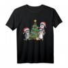 Weihnachtspinguin T-Shirt mit Weihnachtsbaum - Lustiges Festtags-Shirt für Heiligabend & Weihnachtsmarkt