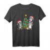 Weihnachtspinguin T-Shirt mit Weihnachtsbaum - Lustiges Festtags-Shirt für Heiligabend & Weihnachtsmarkt