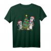 Weihnachtspinguin T-Shirt mit Weihnachtsbaum - Lustiges Festtags-Shirt für Heiligabend & Weihnachtsmarkt