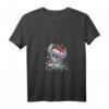 Lilo & Stitch Geburtstags- und Weihnachts-T-Shirt mit V-Ausschnitt – Offiziell lizenzierte Disney Seasonal & Vintage Fanartikel für Frauen, Männer & Kinder
