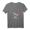 Lilo & Stitch Geburtstags- und Weihnachts-T-Shirt mit V-Ausschnitt – Offiziell lizenzierte Disney Seasonal & Vintage Fanartikel für Frauen, Männer & Kinder