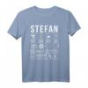 Vorname Stefan Lustiger Spruch Humor T-Shirt - Originelle Geschenkidee für Weihnachten, Vatertag und Geburtstag für Freunde, Familie und Kollegen