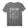 Vorname Stefan Lustiger Spruch Humor T-Shirt - Originelle Geschenkidee für Weihnachten, Vatertag und Geburtstag für Freunde, Familie und Kollegen