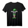 Damen Coole Oma Elfe Partnerlook Familien Outfit Weihnachten - Lustiges Weihnachts-T-Shirt als Geschenkidee für Frau und Freundin
