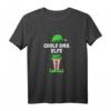 Damen Coole Oma Elfe Partnerlook Familien Outfit Weihnachten - Lustiges Weihnachts-T-Shirt als Geschenkidee für Frau und Freundin