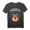 Frohe Weihnachten Rentier T-Shirt - Lustiges Weihnachtsmotiv für Damen und Herren, perfekt als Geschenk oder Pyjama für die festliche Jahreszeit