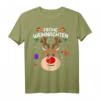 Frohe Weihnachten Rentier T-Shirt - Lustiges Weihnachtsmotiv für Damen und Herren, perfekt als Geschenk oder Pyjama für die festliche Jahreszeit