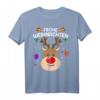 Frohe Weihnachten Rentier T-Shirt - Lustiges Weihnachtsmotiv für Damen und Herren, perfekt als Geschenk oder Pyjama für die festliche Jahreszeit