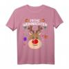 Frohe Weihnachten Rentier T-Shirt - Lustiges Weihnachtsmotiv für Damen und Herren, perfekt als Geschenk oder Pyjama für die festliche Jahreszeit
