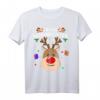 Frohe Weihnachten Rentier T-Shirt - Lustiges Weihnachtsmotiv für Damen und Herren, perfekt als Geschenk oder Pyjama für die festliche Jahreszeit
